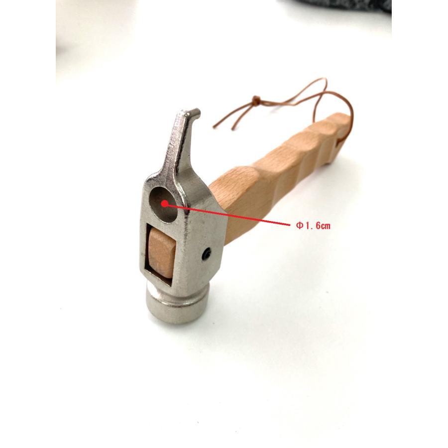 高品質 ペグハンマー キャンプ テント アウトドア 付属箱 名栗加工