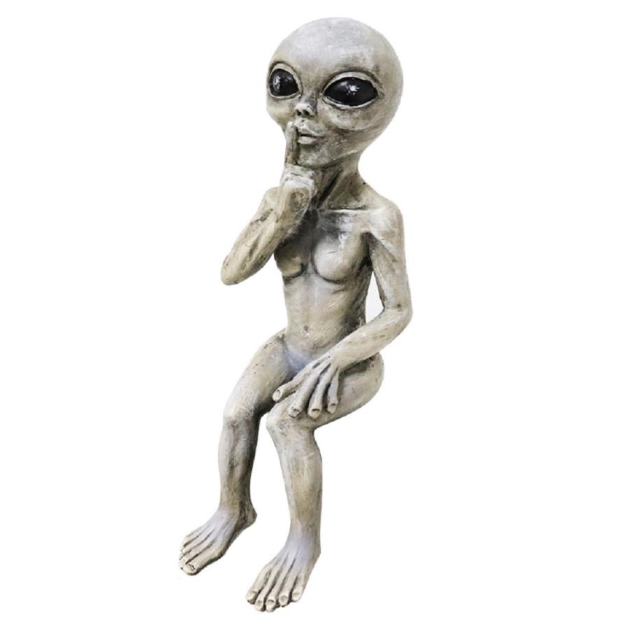 宇宙人 エイリアン フィギュア 置物 2個セット ガーデニング 異星人