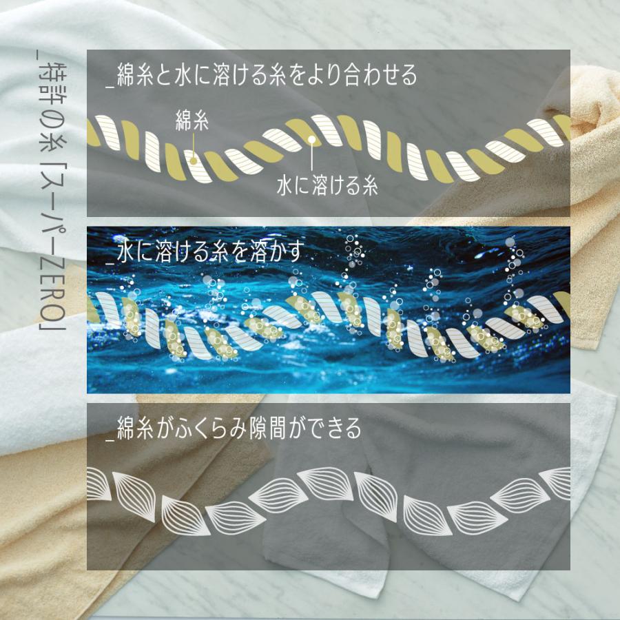 The LAST TOWEL ラストタオル ナチュラルカラーコレクション フェイスタオル 1枚 32×85cm ベージュ日本製 タオル 吸水 速乾 柔らかい 国産 快眠博士｜kaimin-hakase｜05