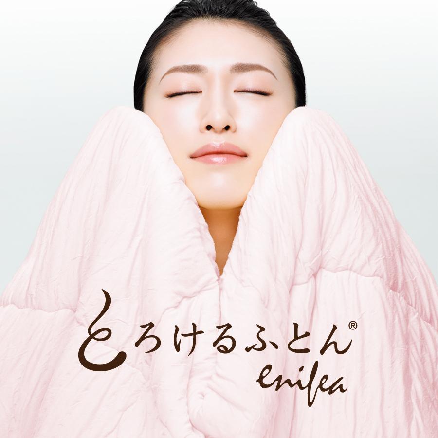ディーブレス とろけるふとん enifea 2 肌掛け布団 ダブル