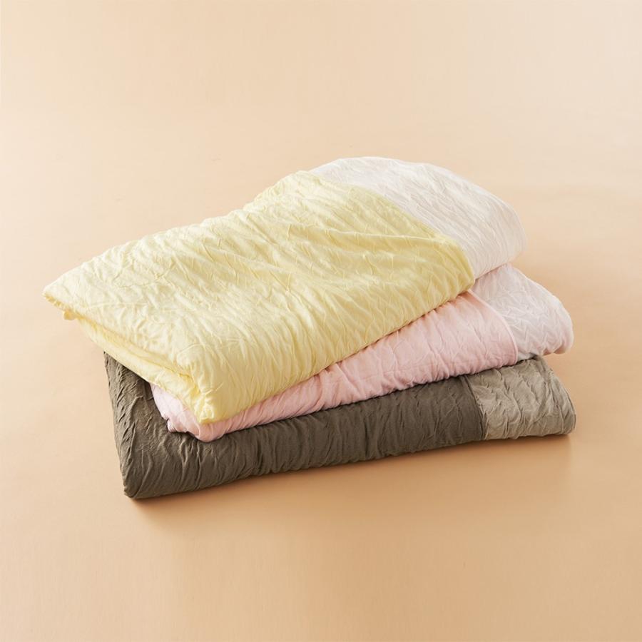 とろけるふとん enifea2 掛けカバー○セミダブル170×210㎝さくら×白