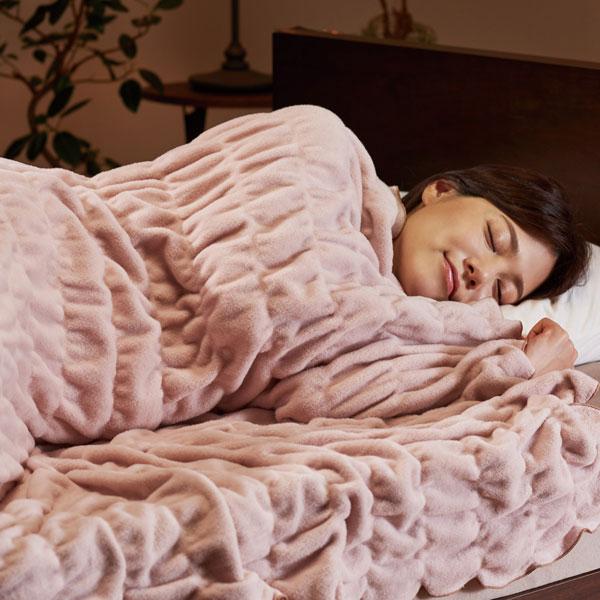 ディーブレス ZEPPIN hug warm 掛け毛布 S(シングル) ラベンダー ディーブレス ZEPPIN hug warm 掛け毛布 S(シングル) ラベンダー