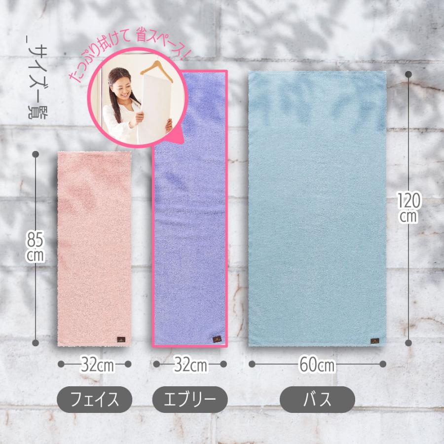 The LAST TOWEL ラストタオル 和花コレクション フェイスタオル 1枚 32×85cm ききょう日本製 タオル 吸水 速乾 柔らかい 国産 快眠博士｜kaimin-hakase｜09