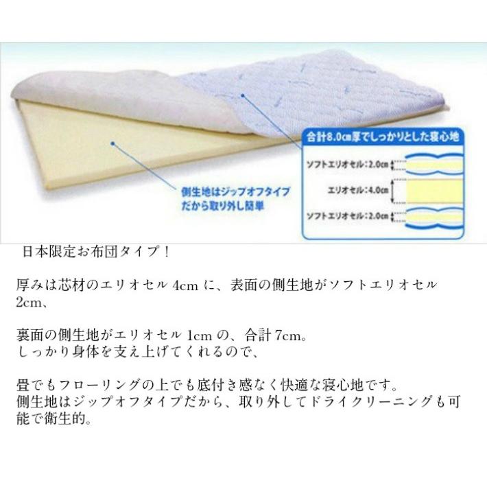 マニフレックス　イタリアンフトンII　ダブル　パット　ふとん　布団　正規販売店　長保証書 　高反発マットレス 　安眠マット　送料無料腰痛　肩こり_2