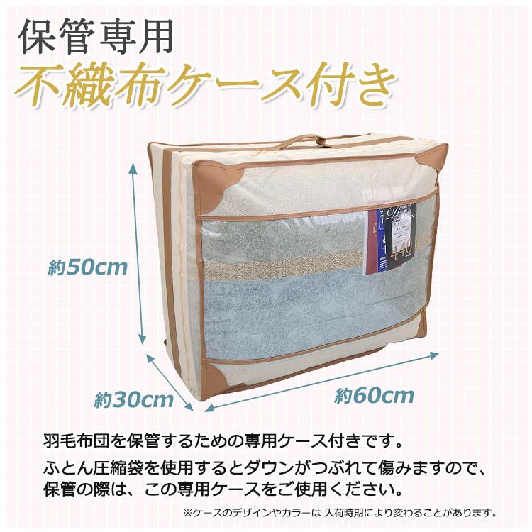 羽毛布団 ポーランド産 ルベンスキー ホワイトマザーグース 羽毛布団 ポーランド産 ルベンスキー ホワイトマザーグース