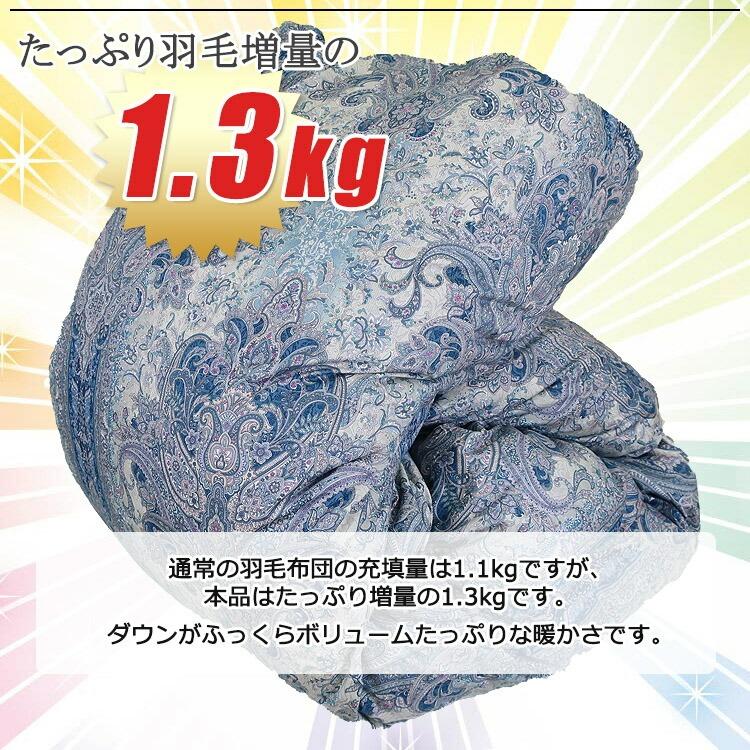 ハンガリー産 ホワイトグースダウン93% 羽毛布団 DP350 ハンガリー産 ホワイトグースダウン93% 羽毛布団 DP350