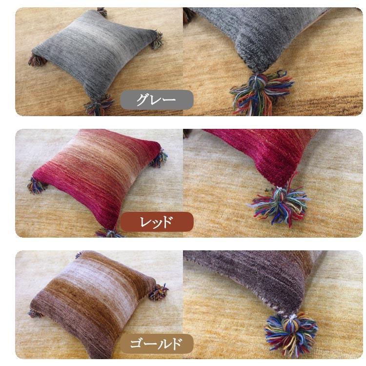 ニコホン ウール100％ ゆとりクッション【インド製】グラデーションデザイン 45×45cm 羊毛 ニュージーランド 高品質 高密度 高級 プレゼントにの画像