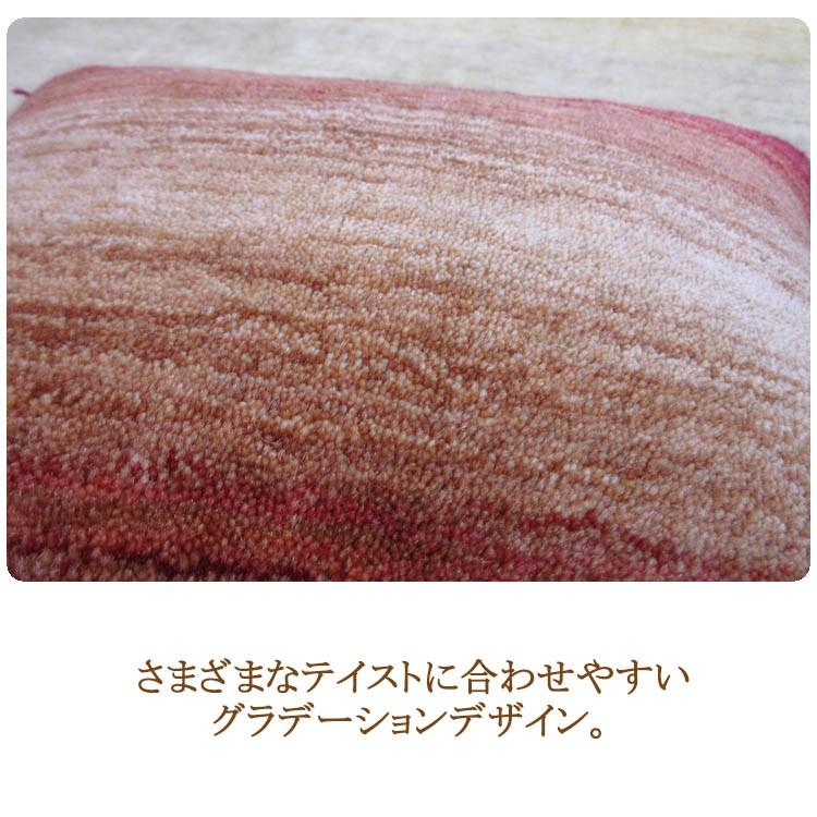 ニコホン ウール100％ ゆとりクッション【インド製】グラデーションデザイン 45×45cm 羊毛 ニュージーランド 高品質 高密度 高級 プレゼントにの画像