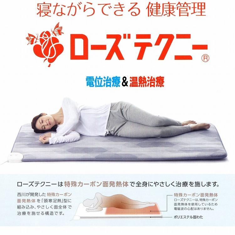 西川 ローズテクニーLSII 期間限定10倍ポイント 電位治療器セレンテ9000-New　無料お試し実施中