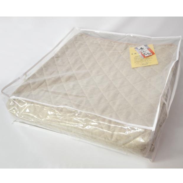 抗菌防臭加工無料 近江の麻 本麻敷きパッド キング 180×205cm 麻100