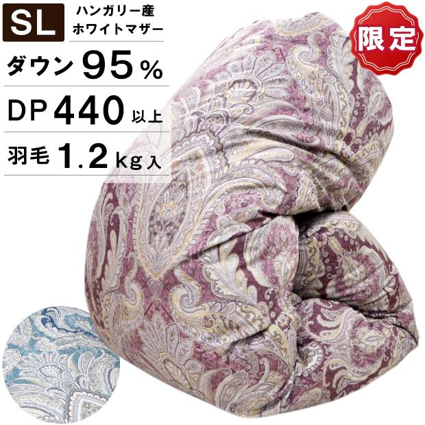 数量限定】抗菌防臭加工無料 羽毛布団 冬用 ハンガリー産 ホワイト