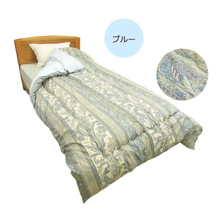 抗菌防臭加工無料】羊毛混掛け布団 シングルロング SL 150×210cm【日本