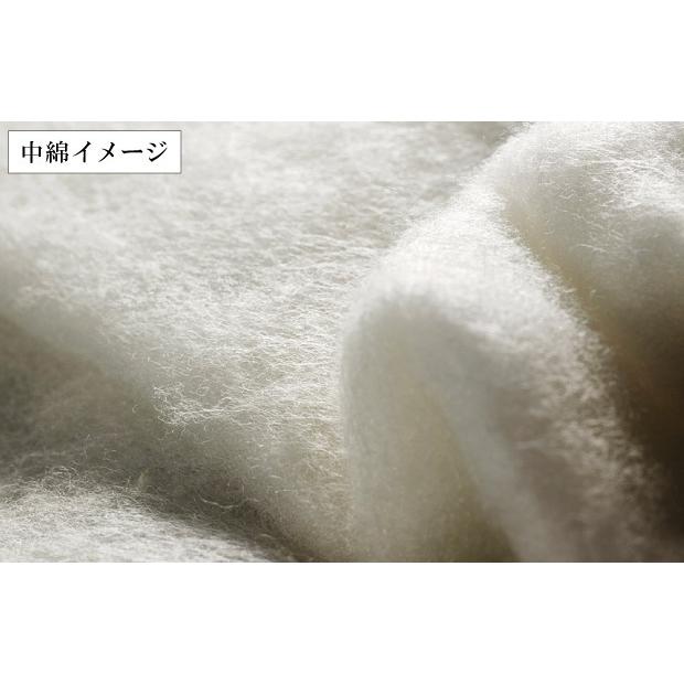抗菌無料 【麻とクレンゼガーゼ】ラバランウールダウン ベッドパッド ダブルサイズ 洗える 敷きパッド 四隅ゴム付き 羊毛 クラボウ クレンゼ 近江の麻_7