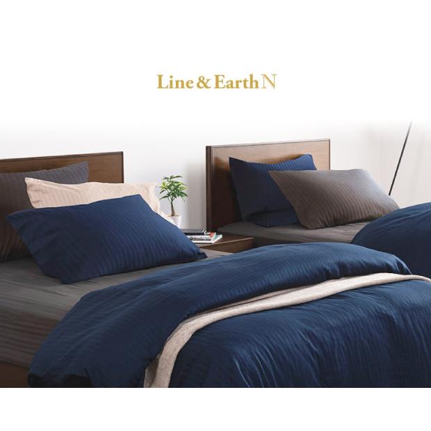 フランスベッド（FRANCEBED） 掛けカバー Line&Earth クイーンロング