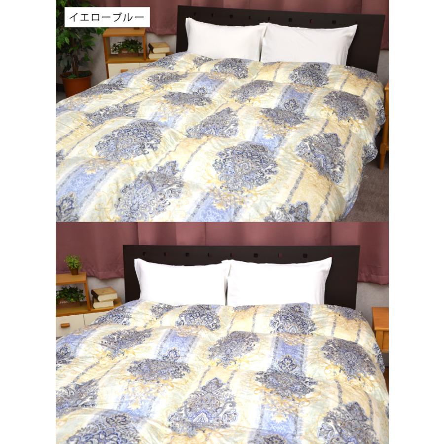 西川（nishikawa） ローズ 羽毛合掛け布団 クイーンロング ポーランド