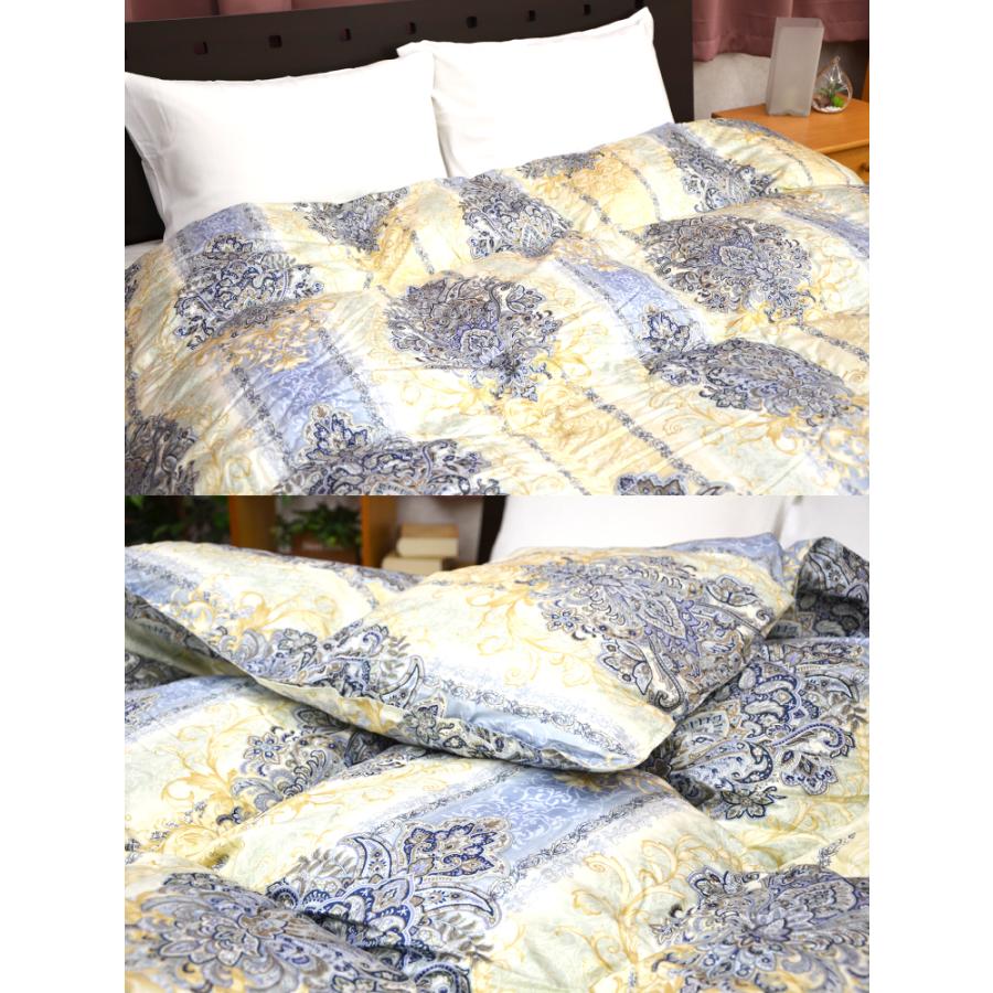 西川（nishikawa） ローズ 羽毛合掛け布団 クイーンロング ポーランド