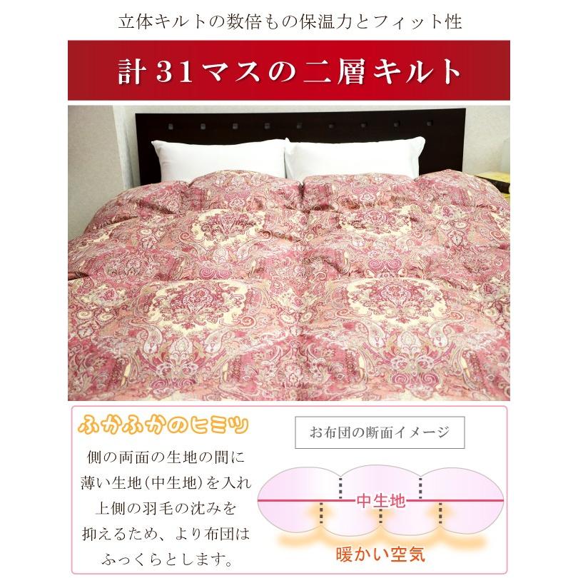 CILブラックラベル】羽毛布団 ダブルサイズ ポーランド産 マザーグース