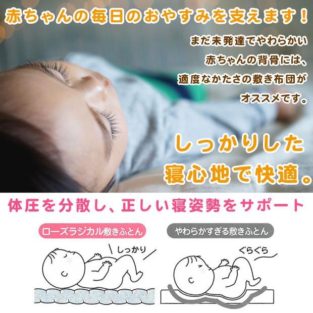 日本製 洗える ベビー ローズラジカル 敷ふとん 70 1 西川 ローズ 京都西川 体圧分散 ウェーブ綿 赤ちゃん 敷き布団 敷布団 へたりにくい Roseradical Siki ふとん本舗伊月 快眠天国 ヤフー店 通販 Yahoo ショッピング