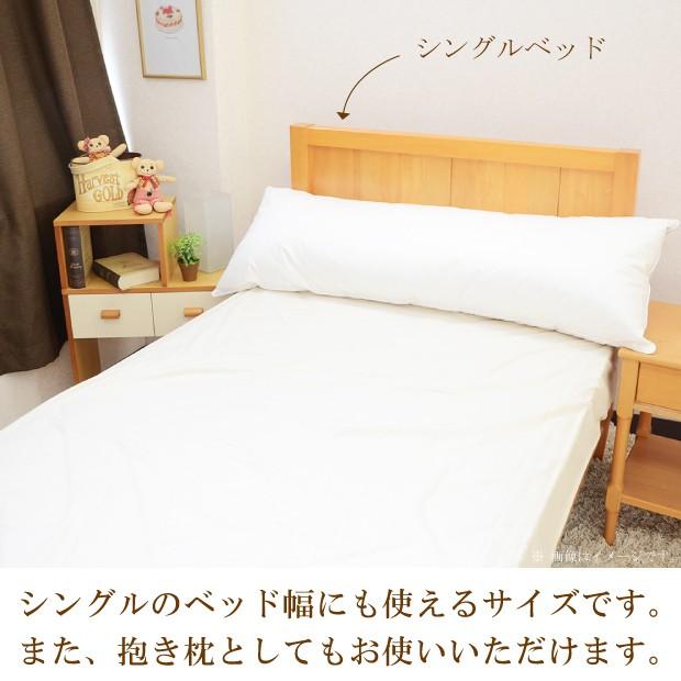 抗菌加工無料【標準タイプ】ダウンピロー 43×120cm カバープレゼント