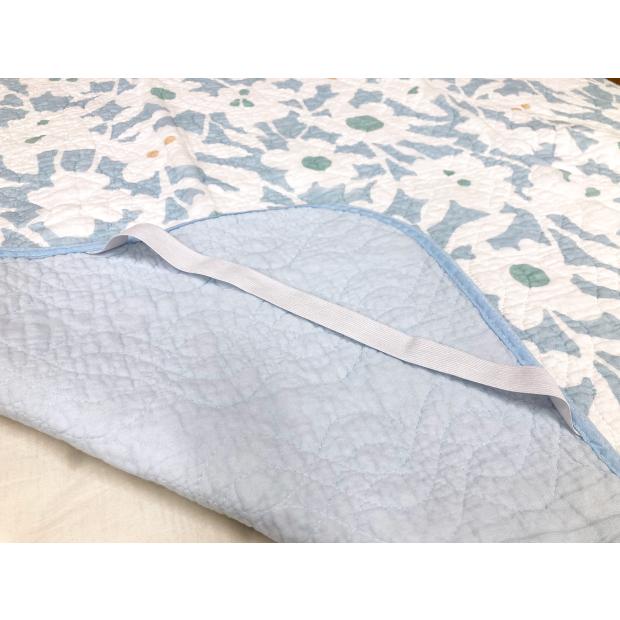 抗菌防臭加工無料 水洗い ガーゼ キルト 敷きパッド シングル 綿100