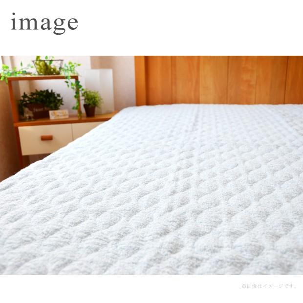 日本製 泉大津 パイル 敷きパッド ダブル 140×205cm 綿100％ コットン