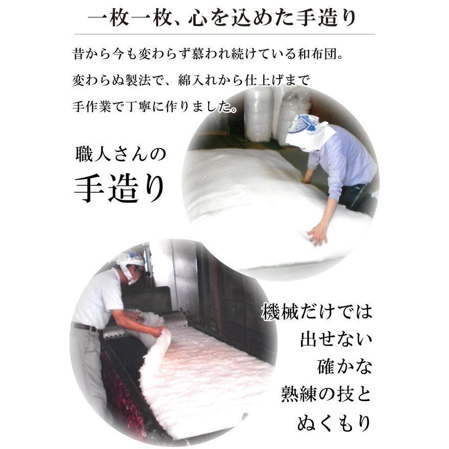 米綿 和布団 敷き布団 セミダブルロング 120×210cm 日本製 柔らかめ 米