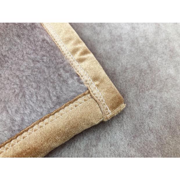 抗菌防臭加工無料 洗える ウール毛布 ハーフサイズ 100×140cm ウール