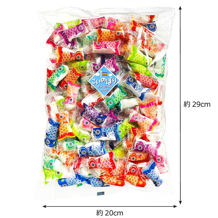 こいのぼり チョコレートボール 500g 約140個 遠足 運動会 お菓子 個