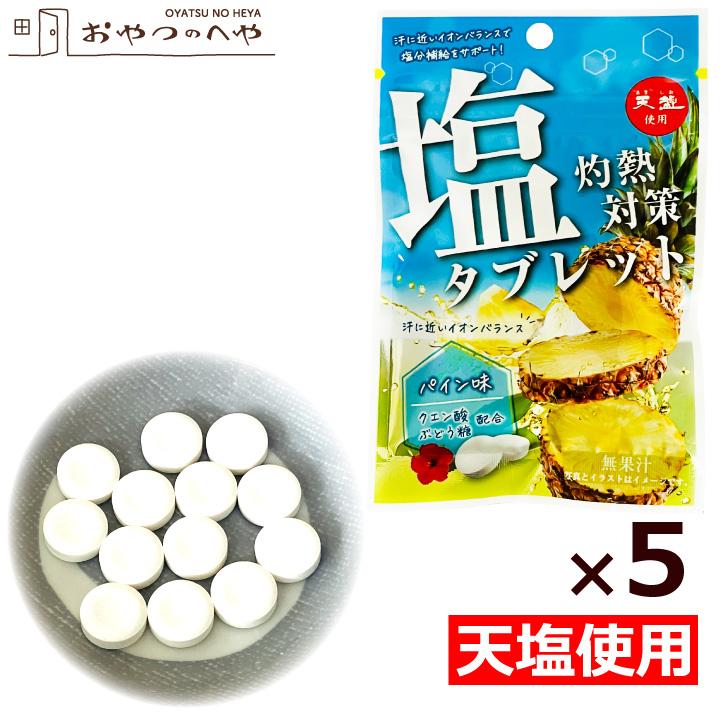 赤穂化成 灼熱対策 塩タブレット パイン味 28g×5個 メール便（代引不可