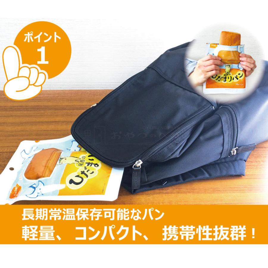 尾西食品 ひだまりパン 3種×2 計6個 プレーン メープル チョコ