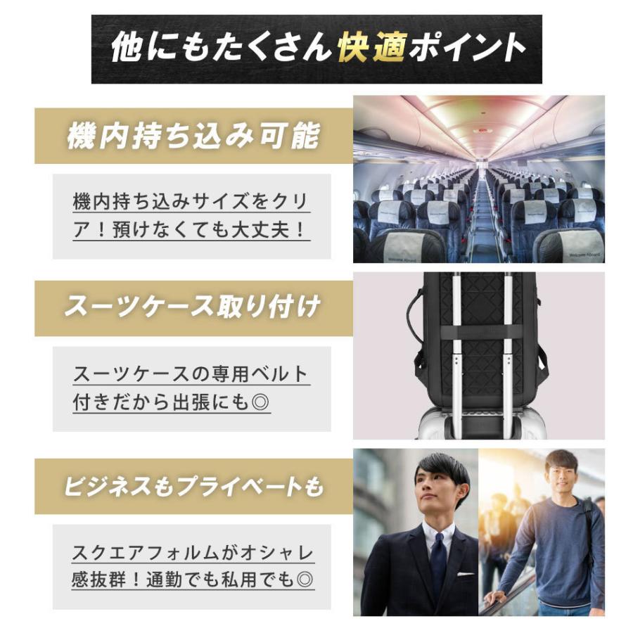ビジネス リュック メンズ 薄型 軽量 防水 3WAY A4 サイズ ノートPC 17