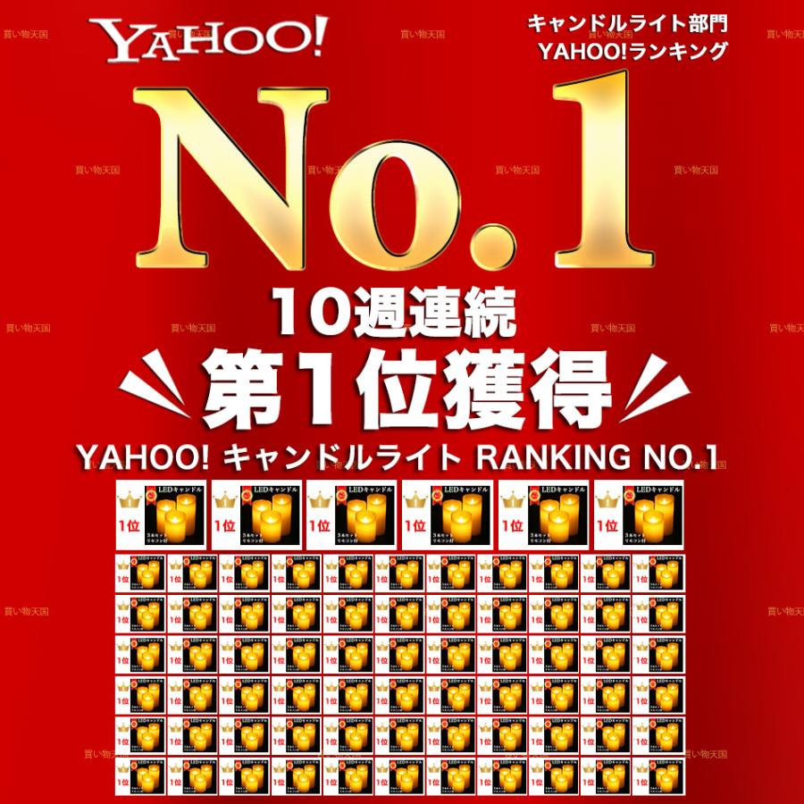 LEDキャンドルライト キャンドル 3本セット 間接照明 インテリアライト
