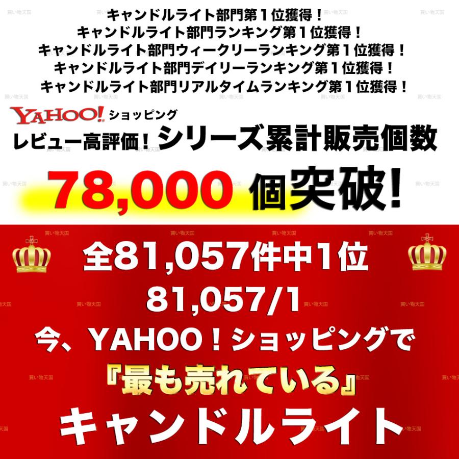LEDキャンドルライト キャンドル 3本セット 間接照明 インテリアライト