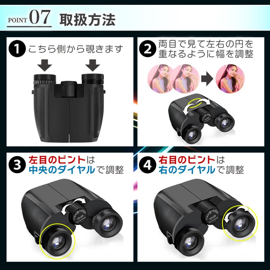 双眼鏡 12倍 コンサート用 ライブ用 コンパクト スポーツ観戦 東京