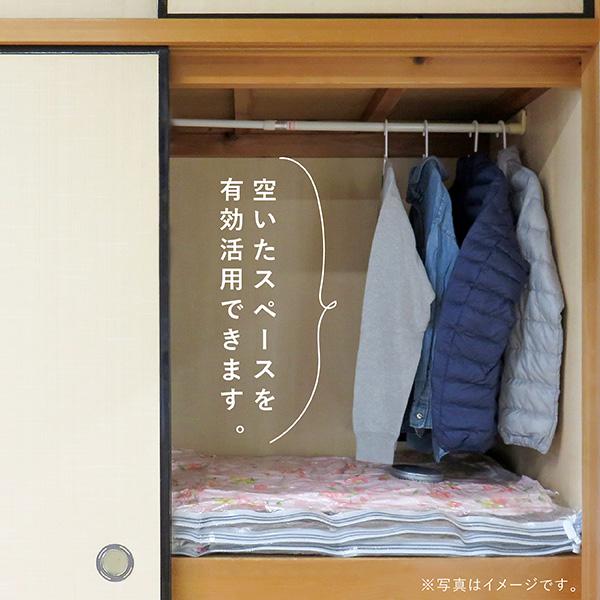 布団圧縮袋 Lサイズ 3枚組 激速 高速 急速 スティック掃除機対応 圧縮袋 ふとん圧縮袋 布団圧縮 掛け布団 敷布団 シングル ダブル 130×100cm セット 送料無料 |  | 12