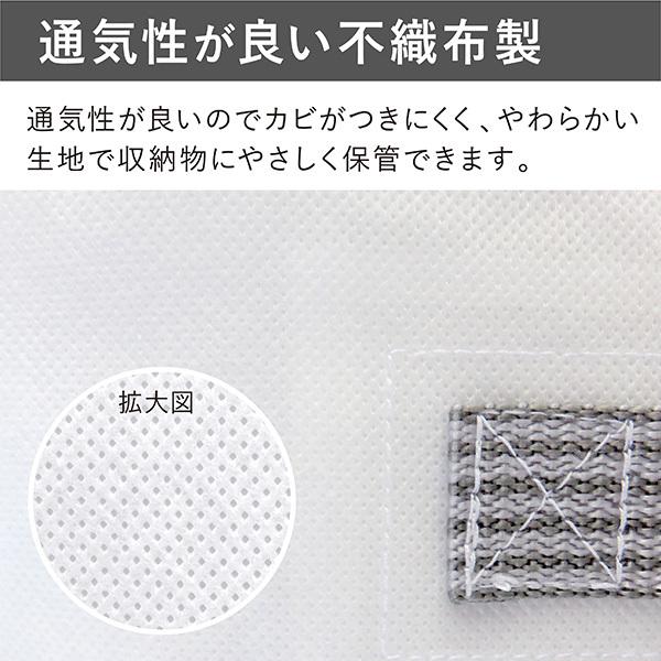 布団収納袋 3個セット 棚上 布団収納ケース ふとん収納 羽毛布団 クローゼット 棚上収納 布団収納 ふとん シングル 掛け布団 毛布 白 ホワイト MSC 送料無料 |  | 07