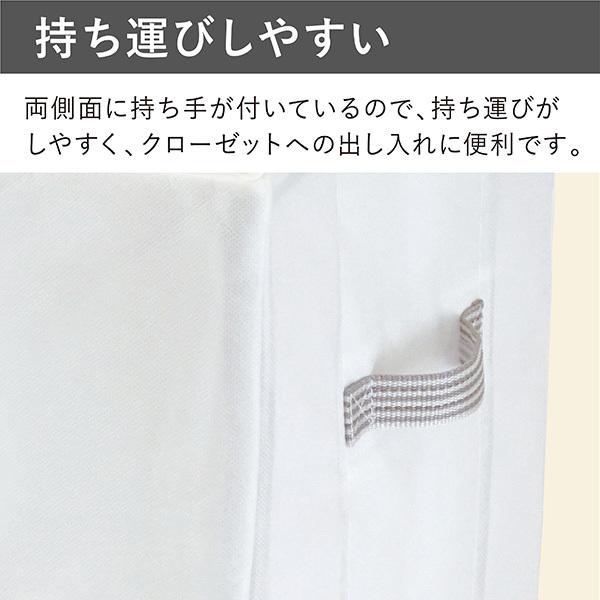 布団収納袋 3個セット 棚上 布団収納ケース ふとん収納 羽毛布団 クローゼット 棚上収納 布団収納 ふとん シングル 掛け布団 毛布 白 ホワイト MSC 送料無料 |  | 08