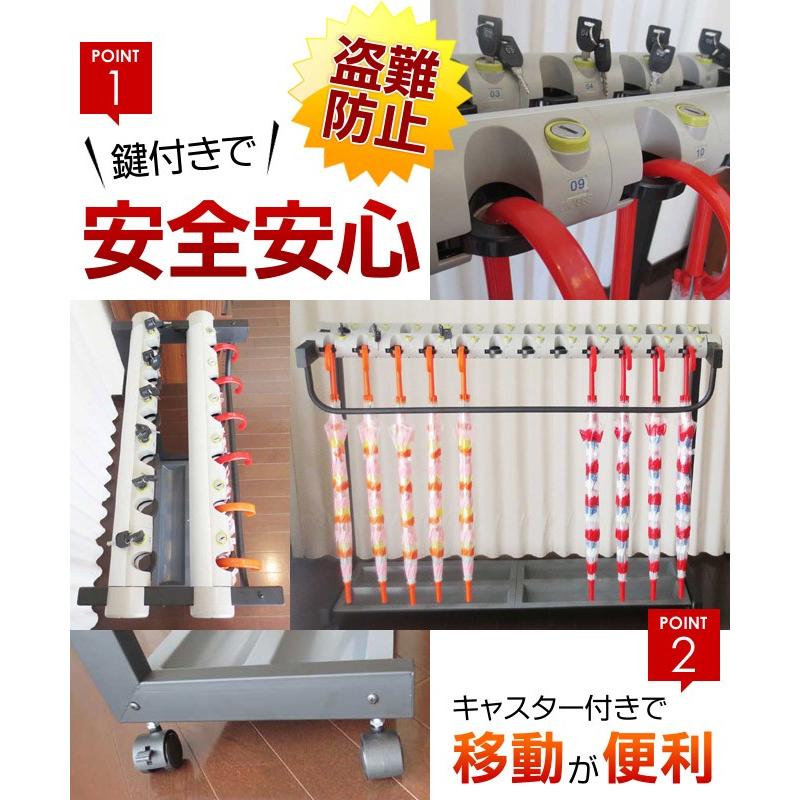 傘立て J 12 12本収納 カギ付き傘立て かさたて カサ立て 傘立 かさ立て 金属製 鍵2個付き セキュリティー 盗難防止 鍵付き 業務用 公共施設 J 12 カイネットショップ 通販 Yahoo ショッピング