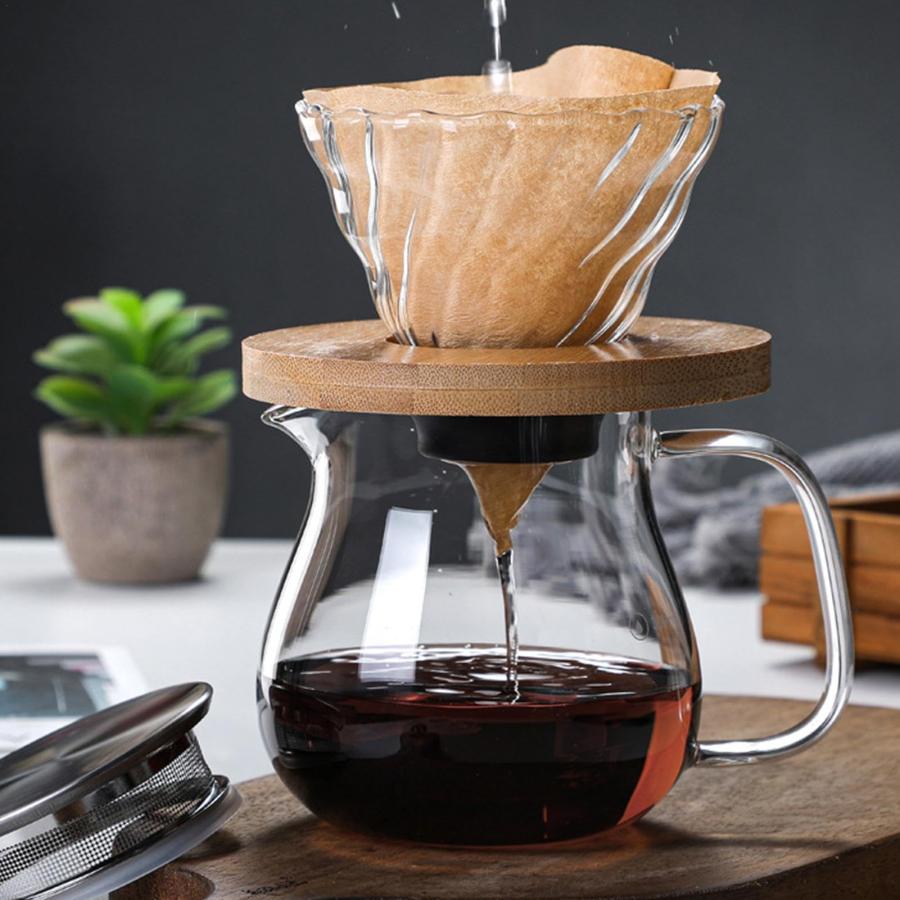 ティーポット コーヒーポット コーヒーサーバー 耐熱ガラス 急須 透明