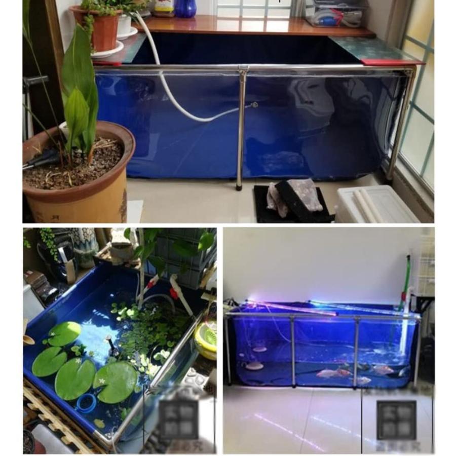 水族館プール池。 透明観賞板?排水弁付き 大型観賞魚水槽水槽 鉄骨