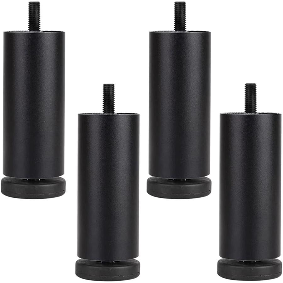 調節可能な家具の脚 4 本セット 家具脚 4本セット 高さ調節可能な家具脚 金属テーブル脚アルミニウム