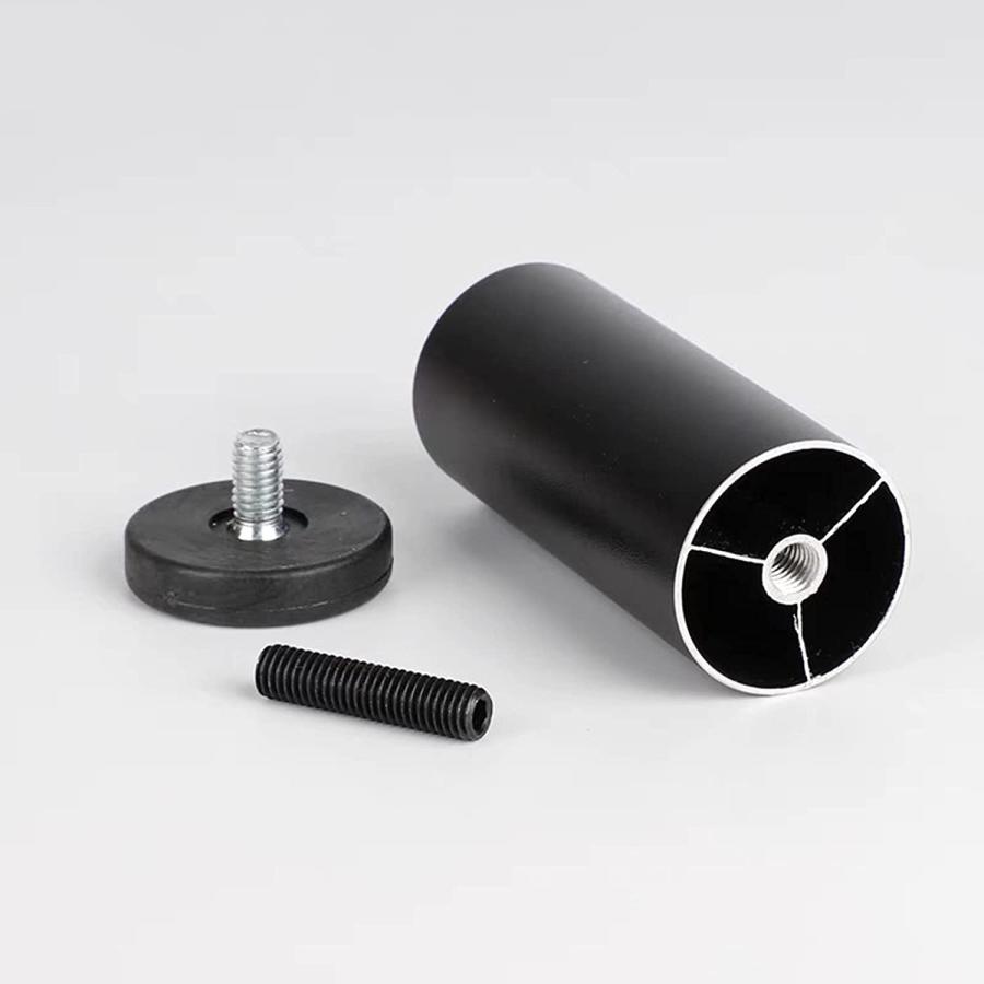 家具脚 4本セット 高さ調節可能な家具脚 金属テーブル脚アルミニウム