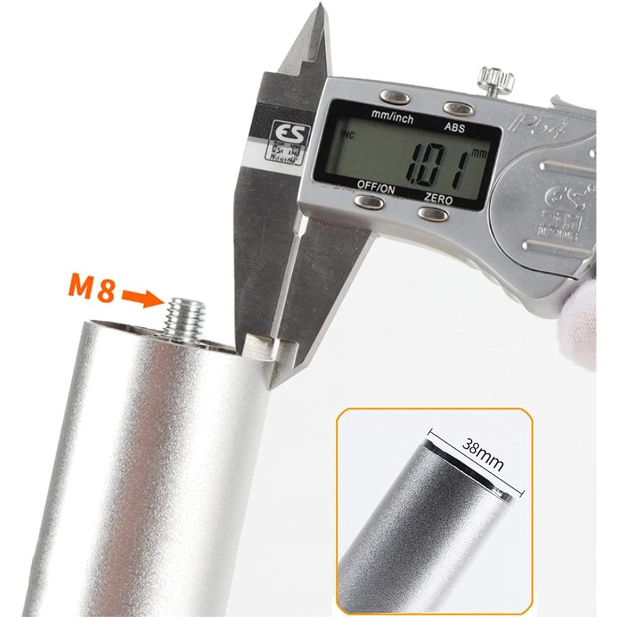 調節可能な家具の脚 4 本セット 家具脚 4本セット 高さ調節可能な家具脚 金属テーブル脚アルミニウム