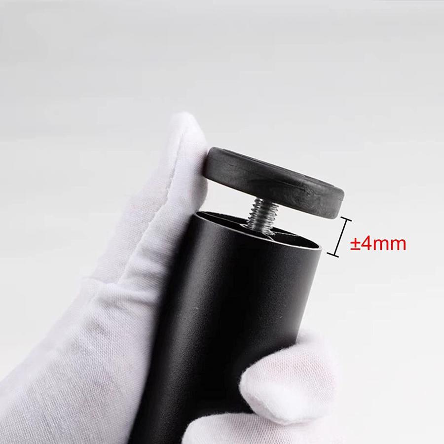 家具脚 4本セット 高さ調節可能な家具脚 金属テーブル脚アルミニウム
