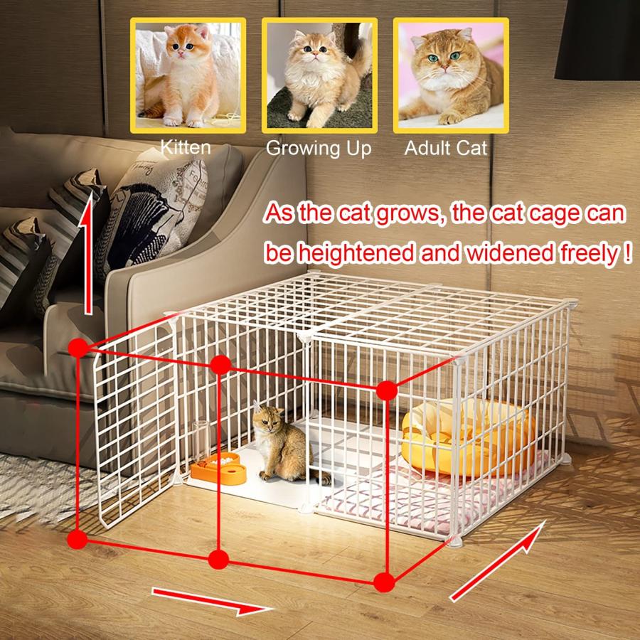 ペット用ケージ サークル 猫 小動物 大型猫用ケージ 猫ケージ 犬小屋 ペット用ベビーサークル 子猫ペット用