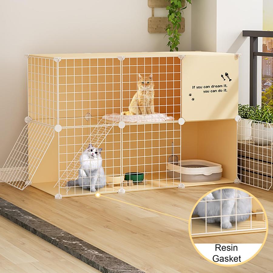 大型猫用ケージ 猫ケージ 犬小屋 ペット用ベビーサークル 子猫ペット用