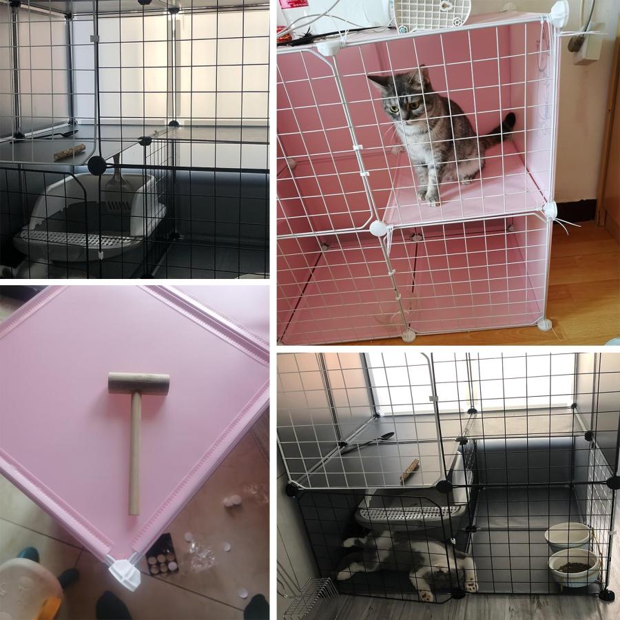 大型猫用ケージ 猫ケージ 犬小屋 ペット用ベビーサークル 子猫ペット用