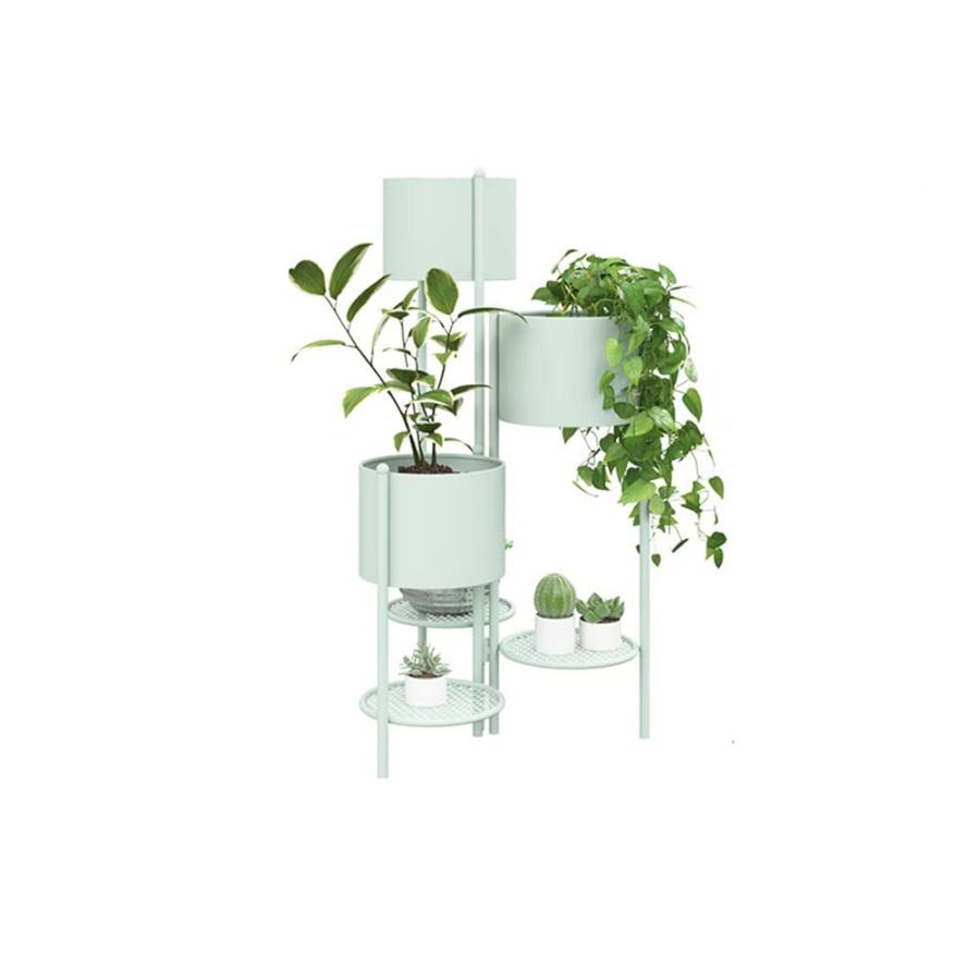 フラワースタンド 園芸ラック 金属製 室内 6段6鉢 植木台 おしゃれ