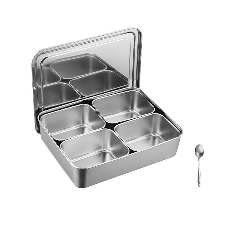 調味料容器 ヤクミ入れ 保存容器 調味料入れ 大容量 ステンレス 深型