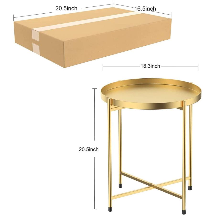 サイドテーブル ソファ 荷物置き台，折りたたみ式スモールサイド